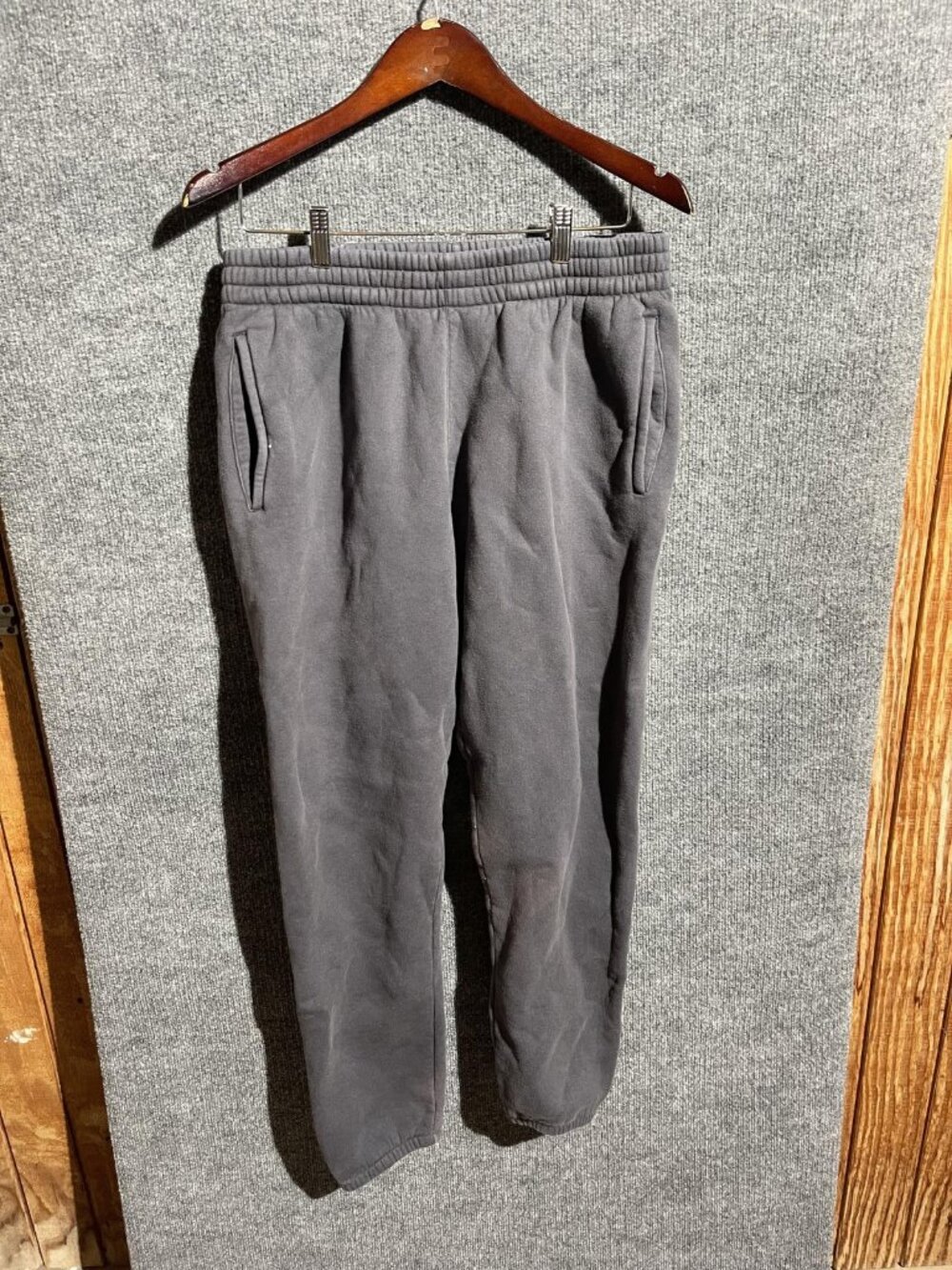 Outdoor Voices Sweatpants Womens Large Gray Cotton Fleece Jogger Pants